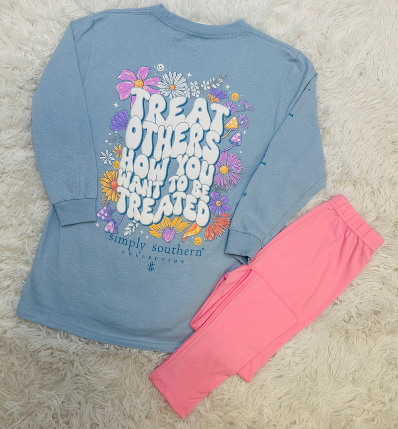 Kids Simply Southern How You Want to be Treated Tee - Mini Mee Boutique