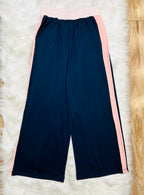 Women’s Evermmee Navy and Light Pink Pant Set