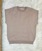 Women’s Zenana Ash Mocha Vest Top - True to Size