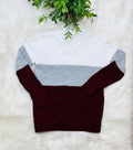 Girl’s Maroon Striped Top