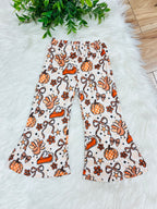 Girl’s Thanksgiving Mixed Print Outfit
