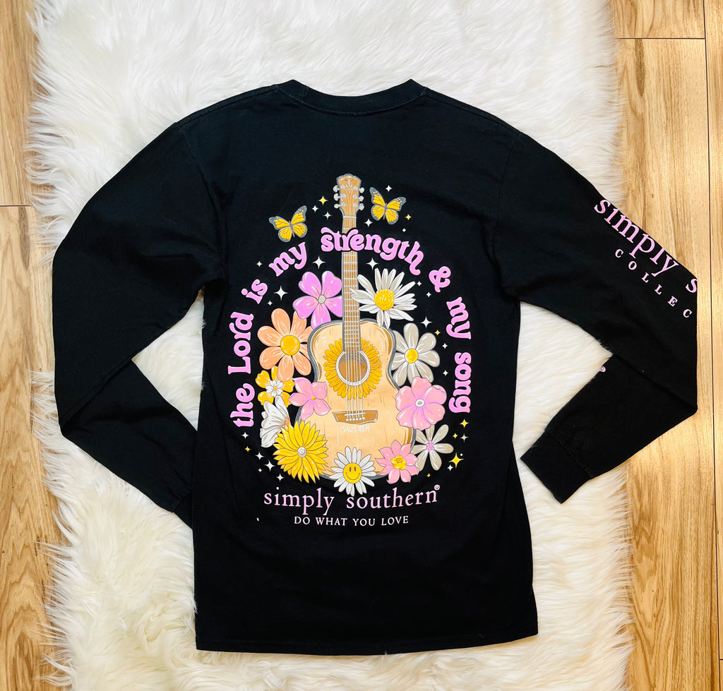 Women’s Simply Southern the Lord is my strength and my song Tee