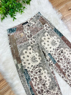 Women’s Evermmee Mixed Print Barrel Jeans