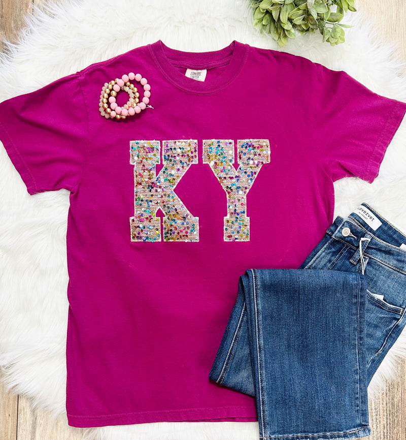 Women’s KY sequin tee