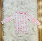 Girl’s Pink Rose Skort Outfit Set