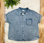 Women’s Very J Denim Wash Top