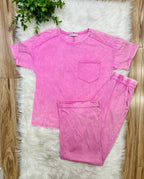 Women’s Zenana Mauve Pocket Top Pant Set