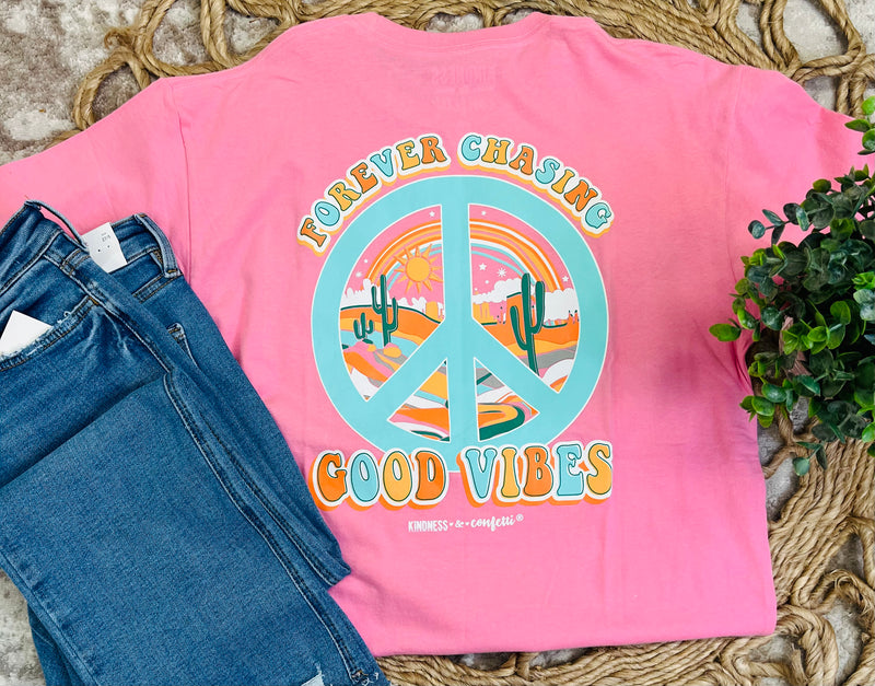 Forever chasing good vibes tee - Mini Mee Boutique