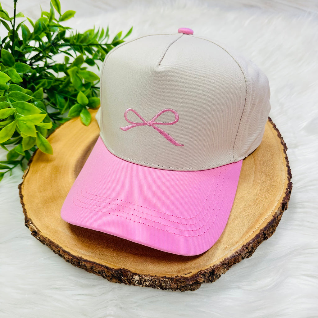 Women’s Pink Bow Hat