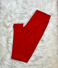 Women’s Ultra Soft Pull on Leggings in Red Full Length