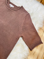 Women’s Blu Pepper Mocha Sweater Knit Top