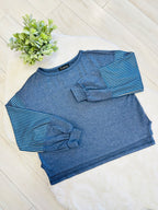 Women’s Evermmee Blue Stripe Pant Set- True to Size
