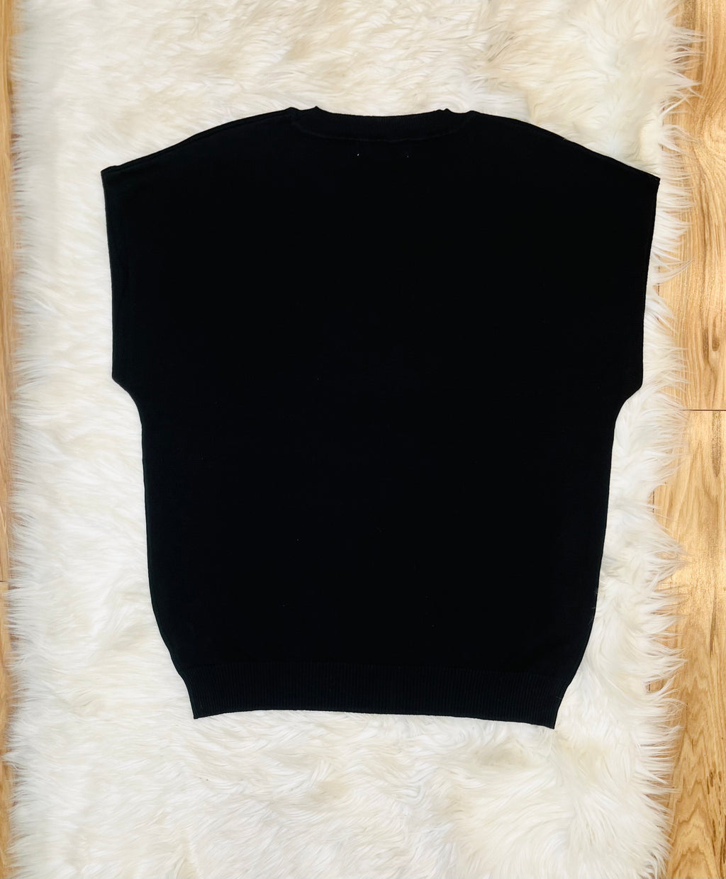Women’s Zenana Black Vest Top - True to Size
