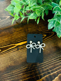 Women’s Pearl Bow Earrings