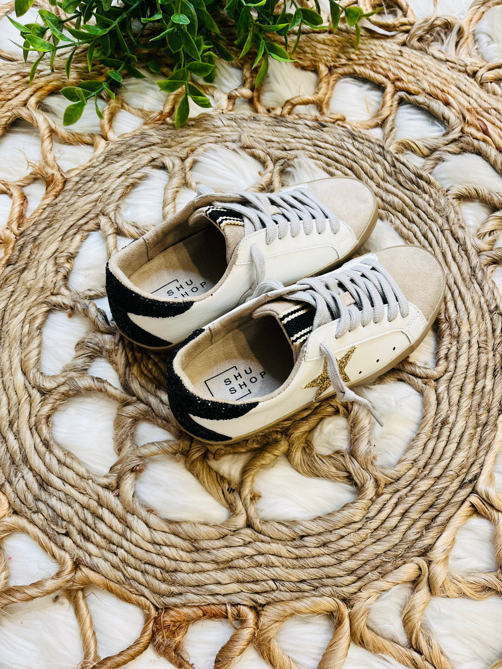 Girl’s ShuShop Gold Sparkle Shoes