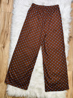 Women’s Evermmee Blue And Brown Polka Dot Set- True To Size