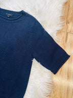 Women’s Blu Pepper Navy Sweater Knit Top
