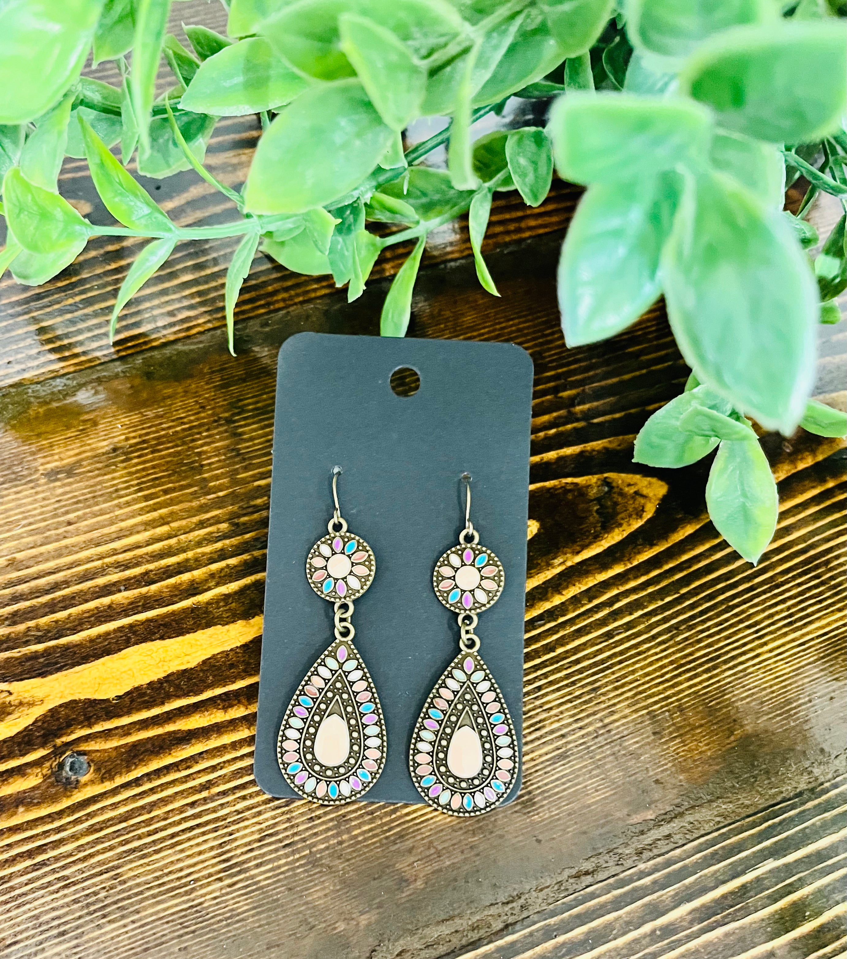 Women’s Pastel Gemstone Earrings
