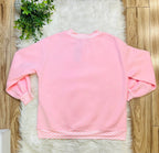 Women’s Evermmee Pink Polka Dot Trim Top- True to size