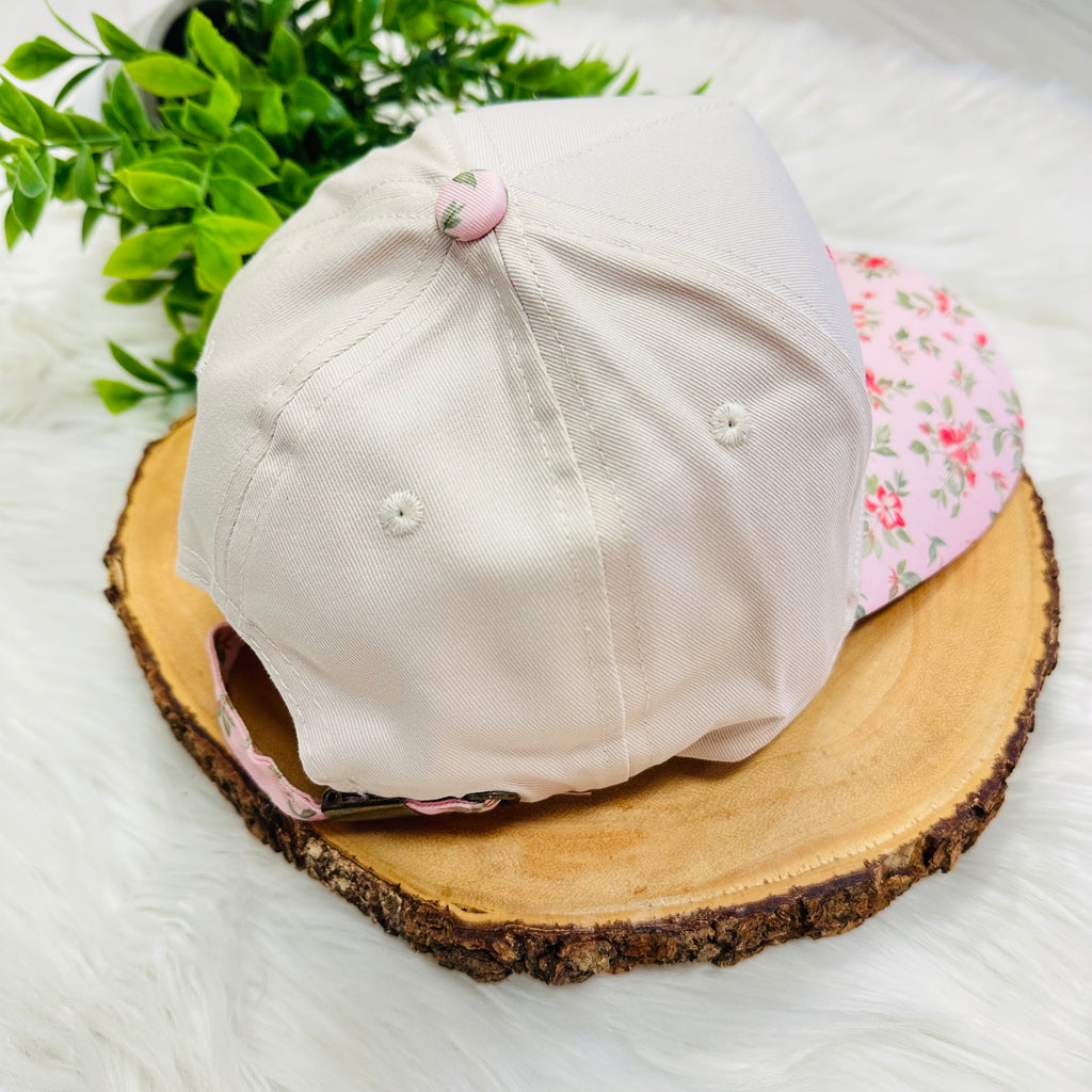 Women’s Pink Floral “Love Like Jesus” Hat