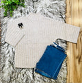 Women’s Very J Taupe Sweater Top