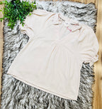 Women’s Umgee Cream V- Neck Top True to Size