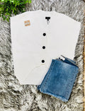 Women’s Love Tree Ivory Button Up Sweater Vest Top