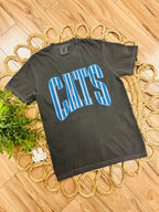 Women’s Comfort Colors Charcoal Grey CATS Tee