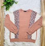 Women’s Evermmee Leopard Detail Top