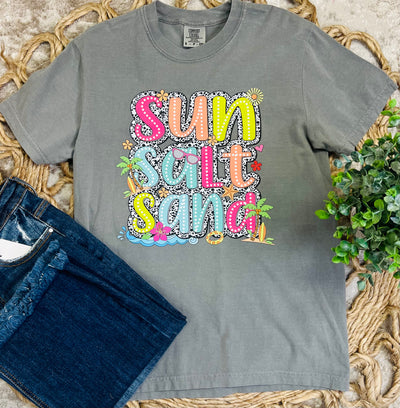 Comfort colors sun salt sand tee - Mini Mee Boutique