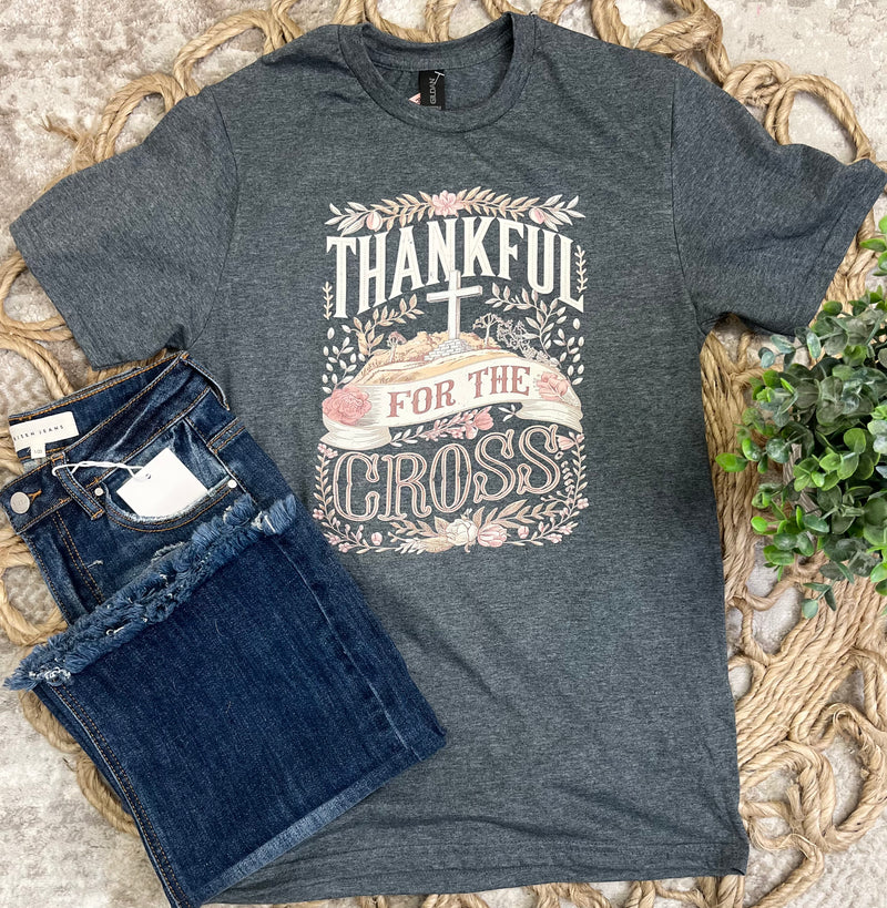 Thankful for the Cross tee - Mini Mee Boutique