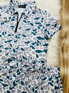 Women’s Evermmee Camo Quarter Zip Set
