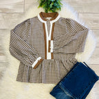 Women’s Jodifl Gingham check Top - True to size