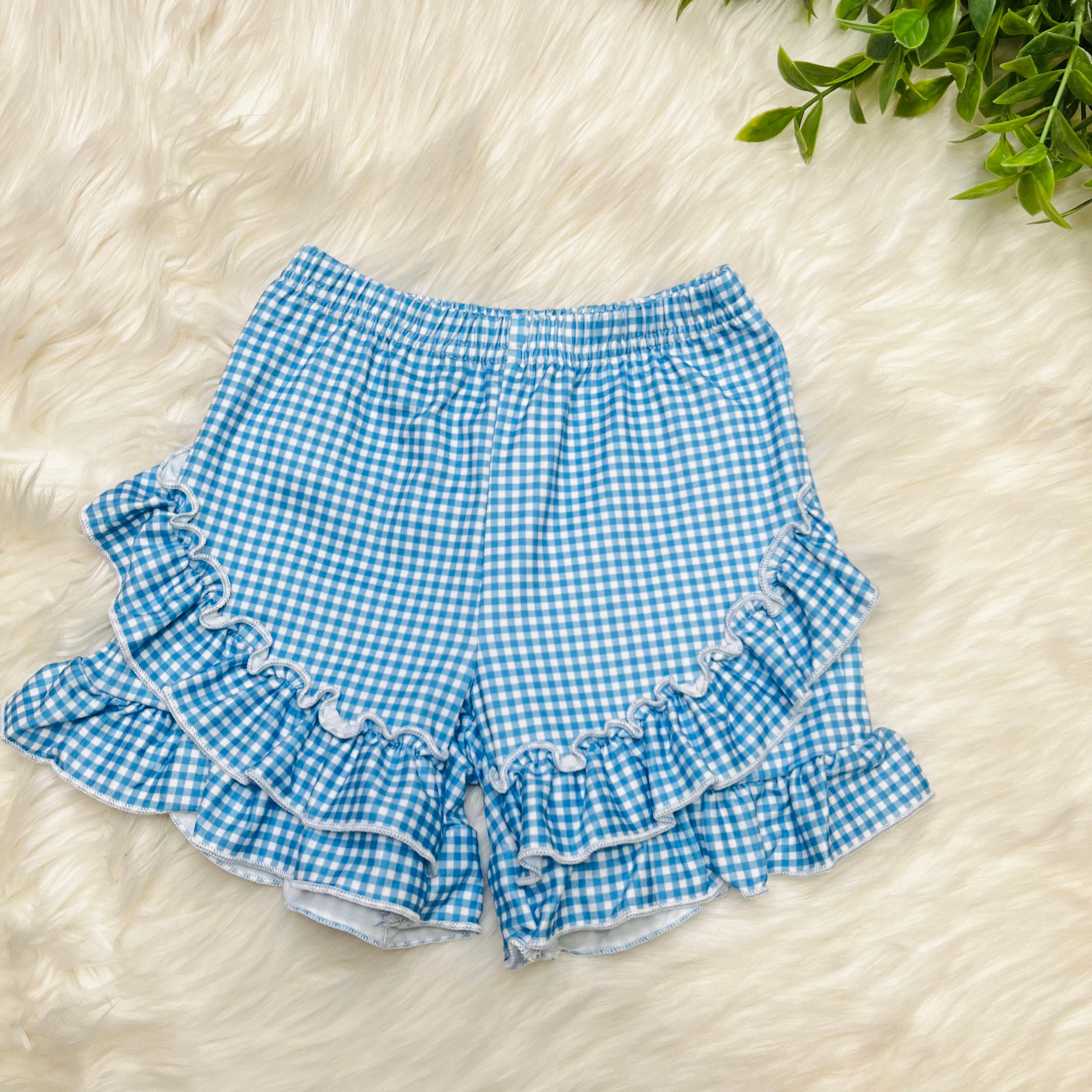 Girls Freedom Sparkles Embroidered Set July 4th