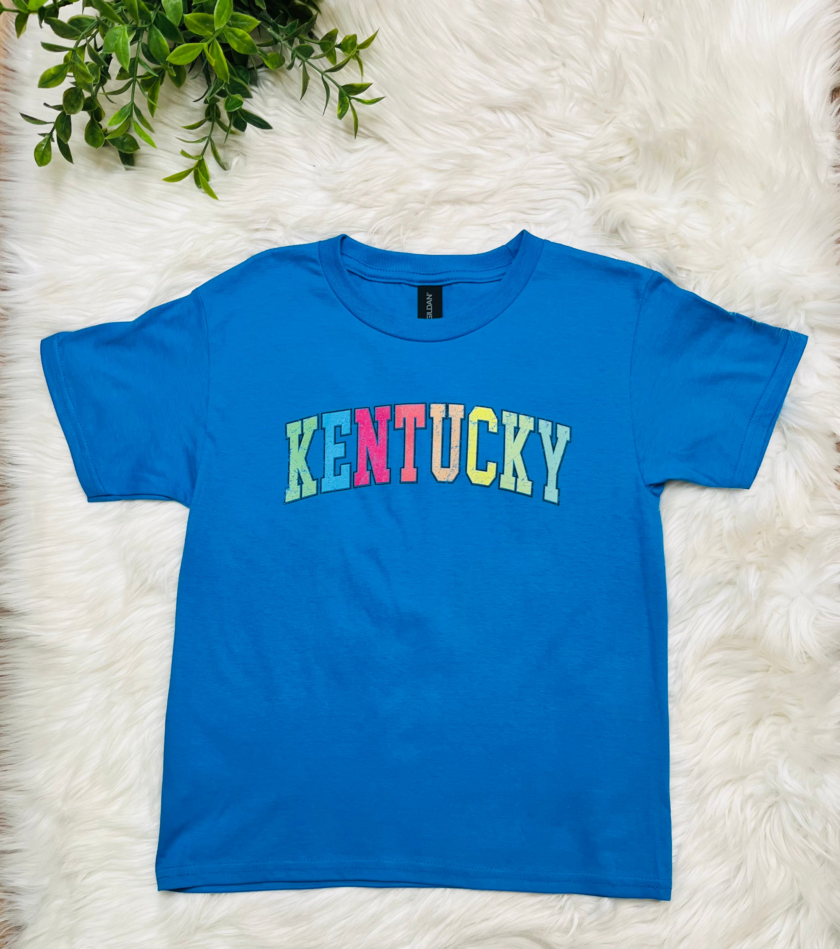 Girl’s Royal Blue Kentucky Tee