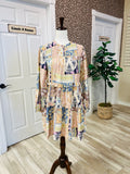 Floral Mix long Sleeve Dress - True to size
