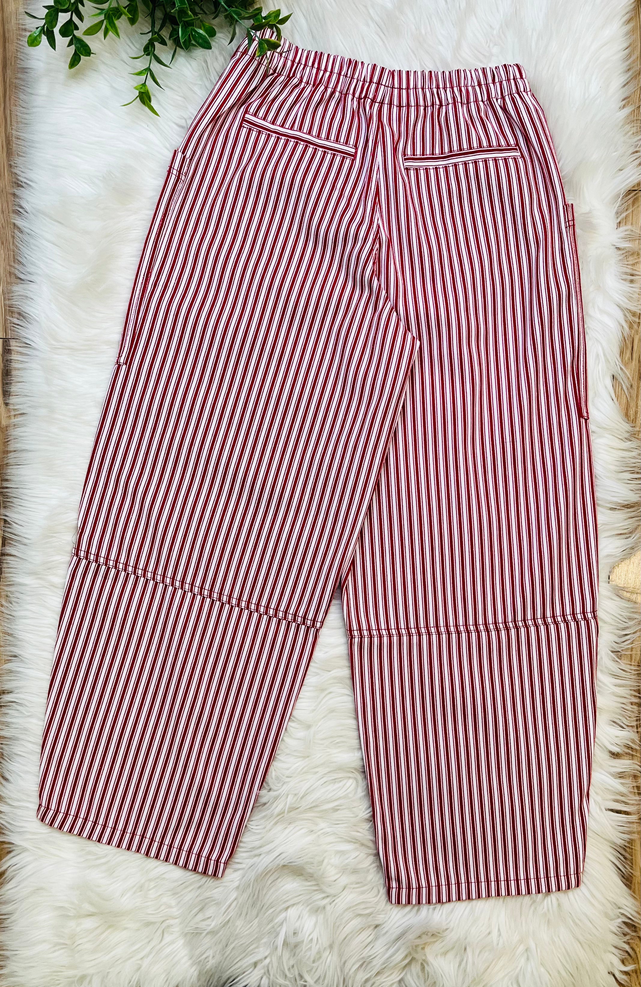 Women’s Blu Pepper Berry Stripe Pants