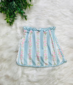 Girl’s Blue Rose Skort Outfit Set