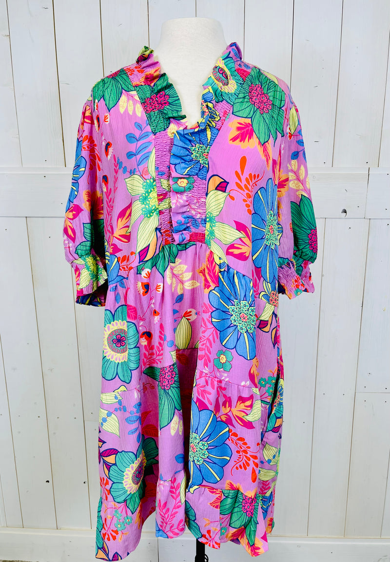Easel Powder Pink Dress