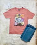 Girl’s Smiley Face Graphic Tee