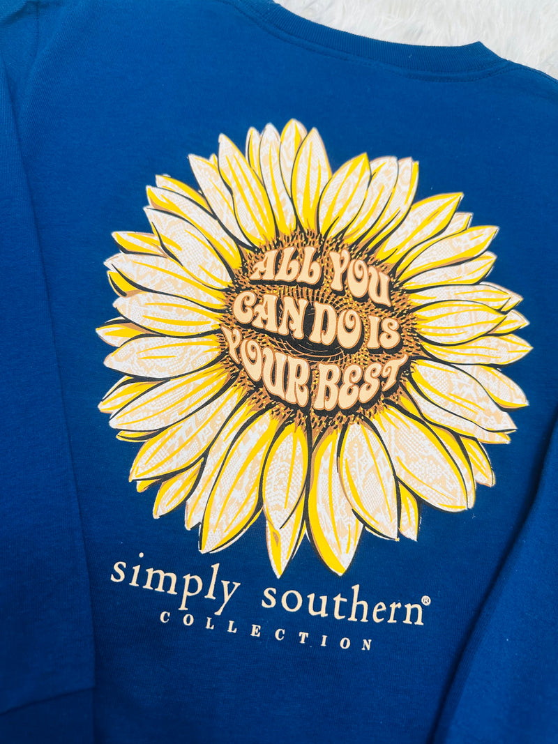 Kids Simply Southern All You Can Do is Your Best Tee - Mini Mee Boutique