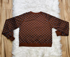 Women’s Evermmee Blue And Brown Polka Dot Set- True To Size