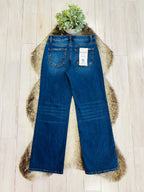 Women’s Risen Dark Wash High Rise Straight Jeans #20087