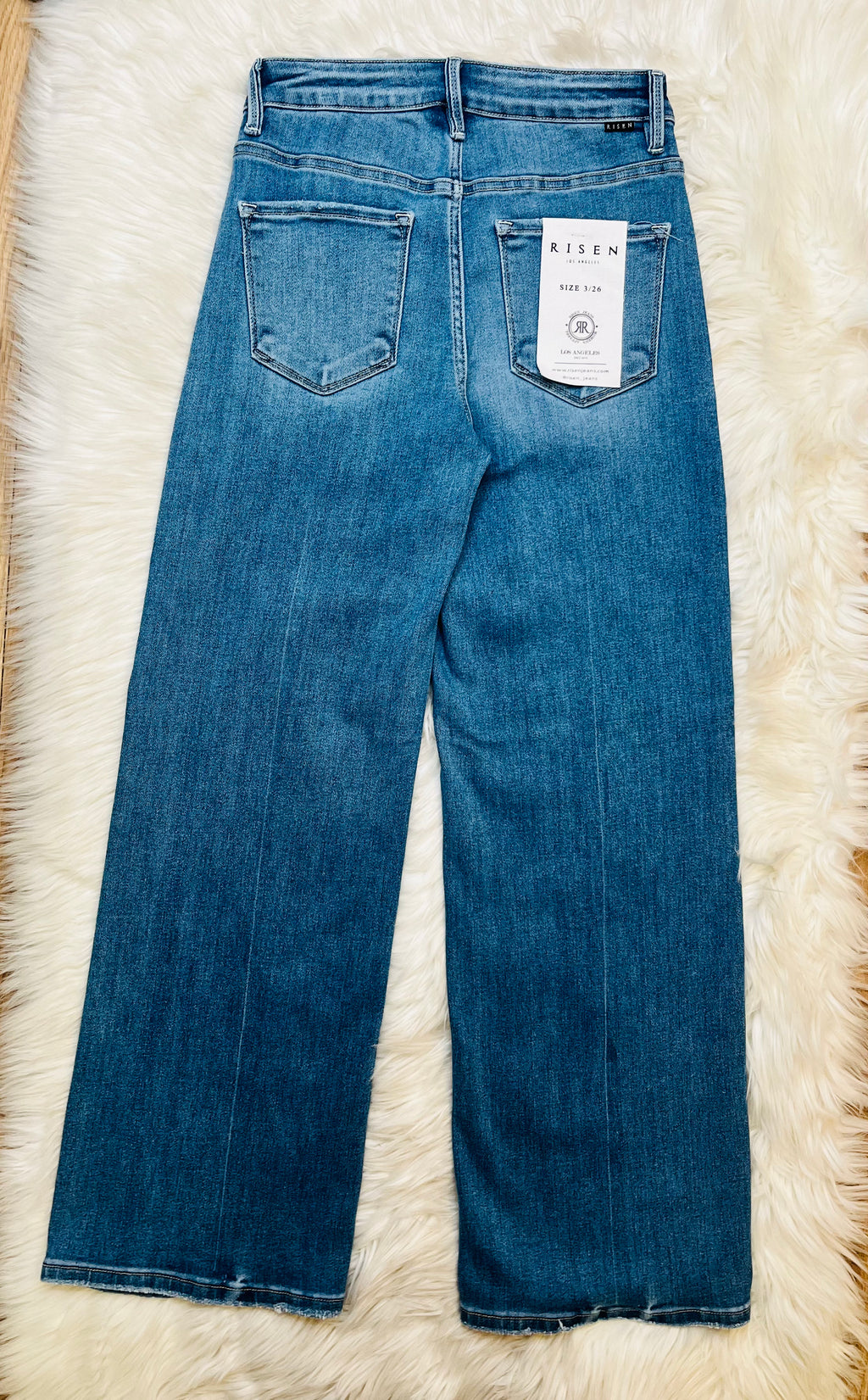Women’s Risen High Rise Straight Jeans 1569