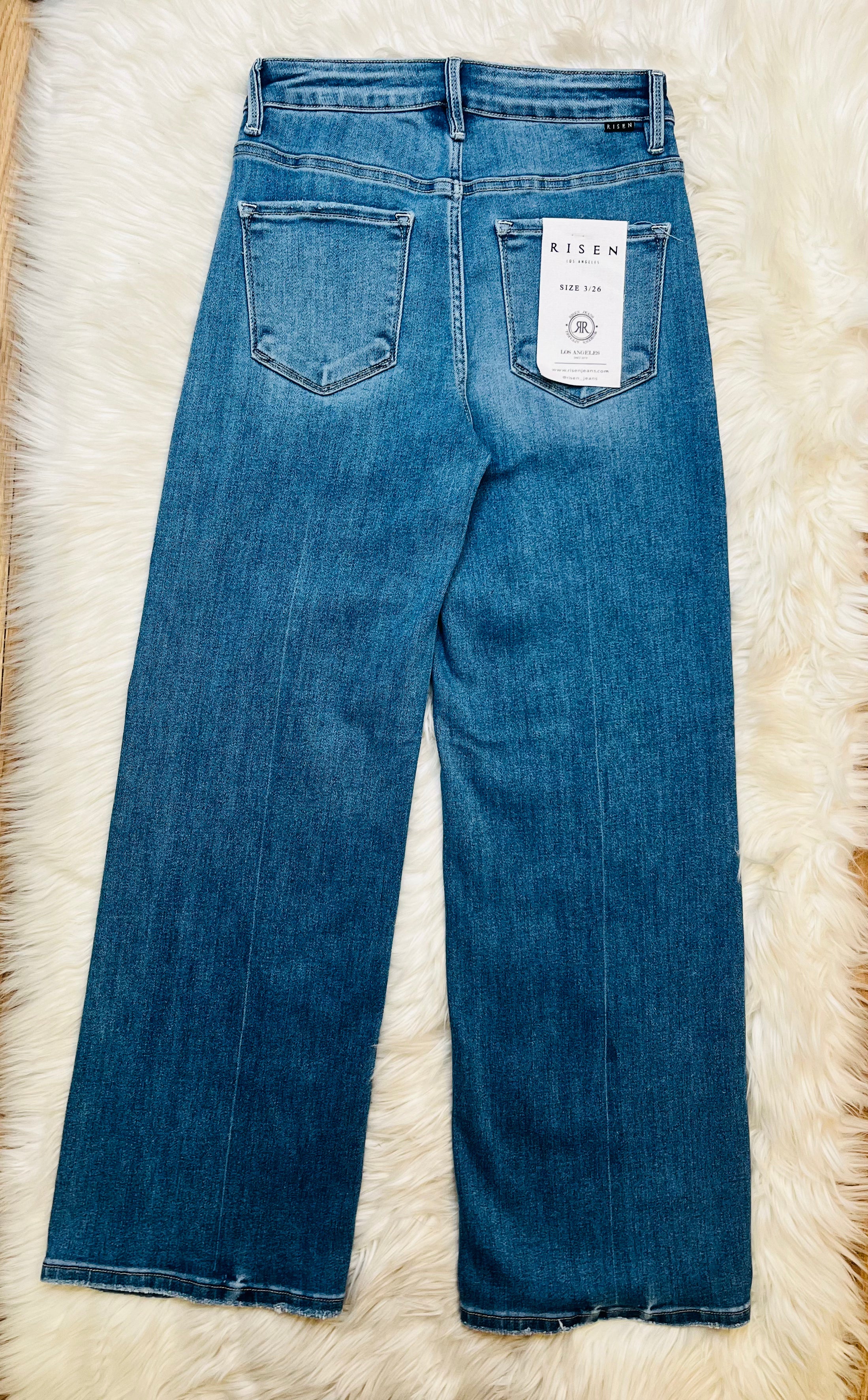 Women’s Risen High Rise Straight Jeans 1569