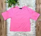 Women’s Pink Floral Eyelet Trim Set