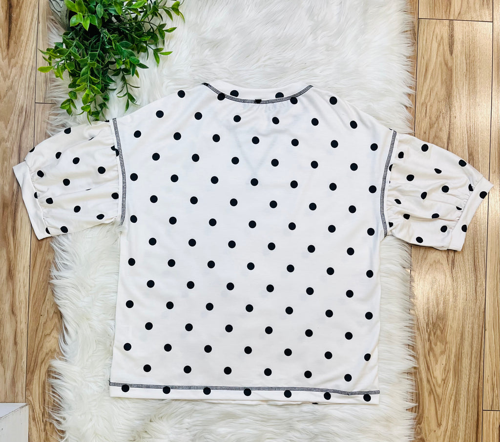 Women’s Evermmee Polka Dot Pant Set- True to Size