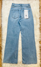Women’s Risen High Rise Waist String Detail Jeans 1886