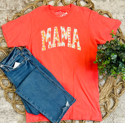 Orange mama tee - Mini Mee Boutique