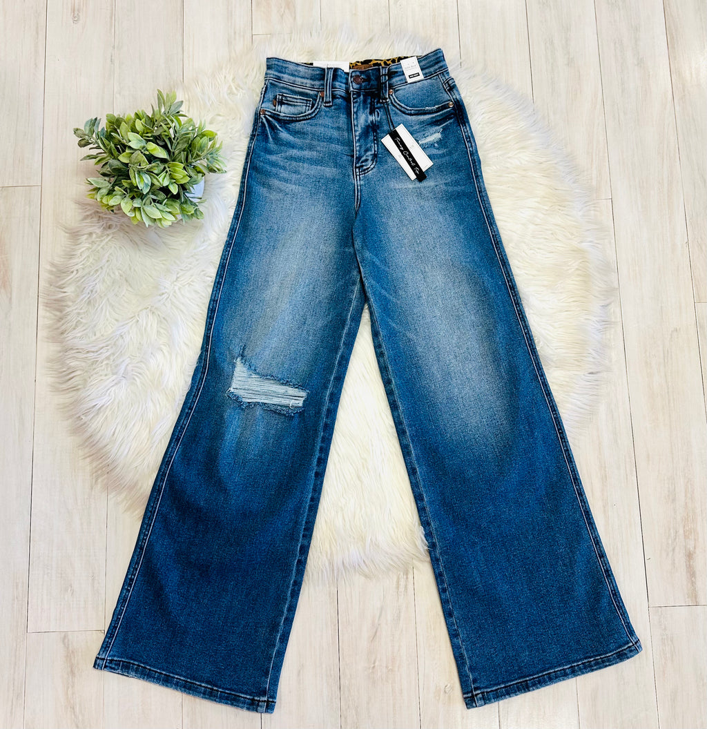 Women’s Judy Blue Retro Wide Leg Jeans
